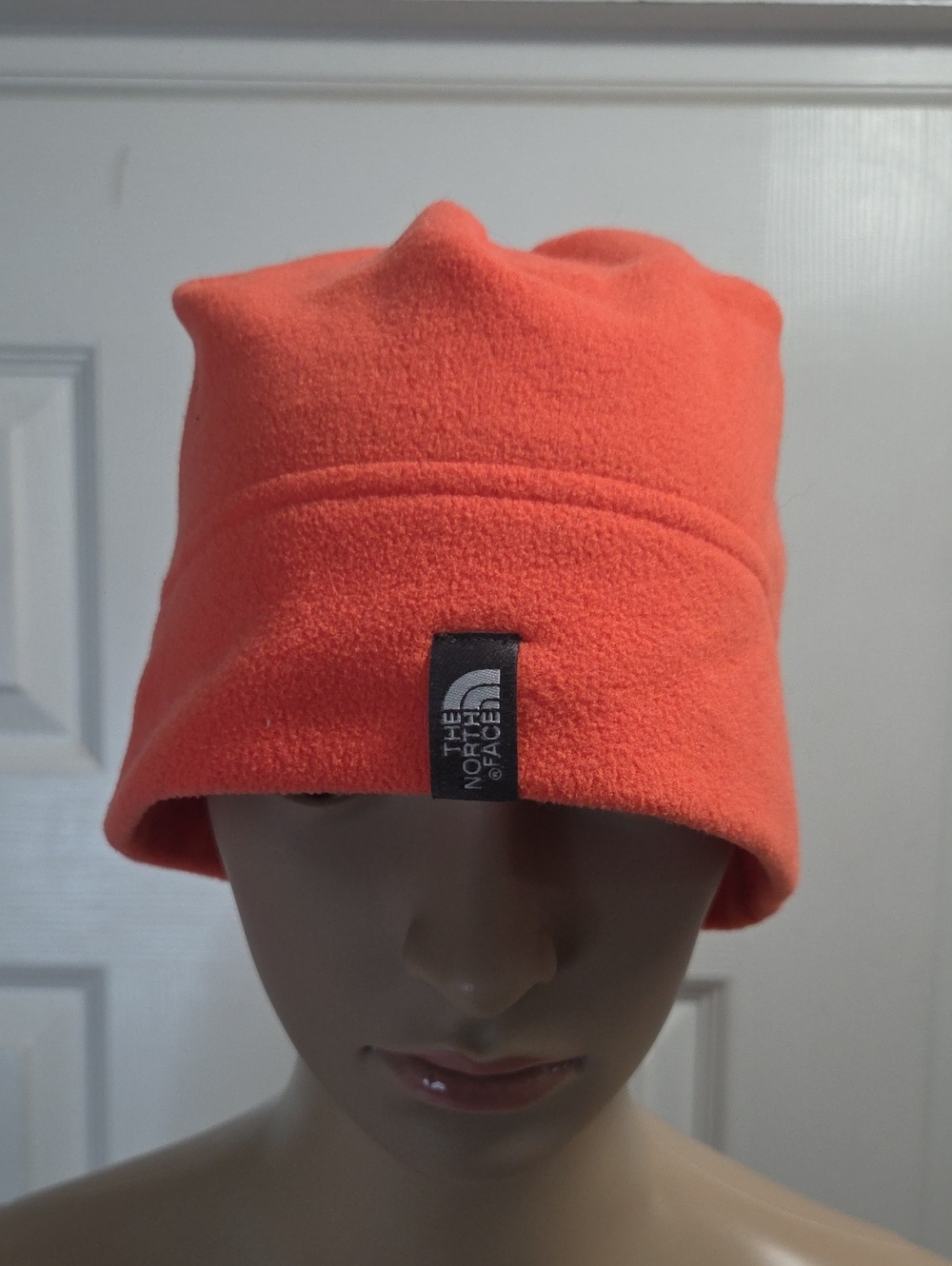 The North Face Orange Fleece Beanie